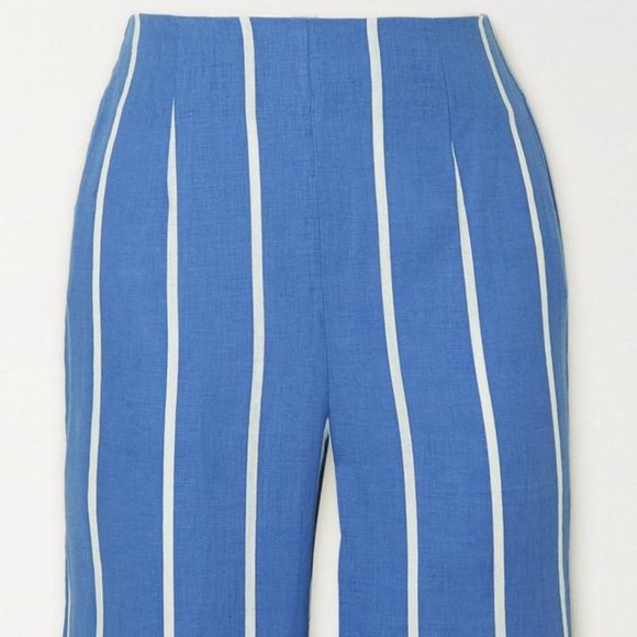 Brand New Faithfull La Plage De Mau Striped Wide-Leg Pants - Picture 9 of 16